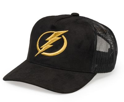 Tampa Bay Lightning Black Trucker - Mitchell & Ness