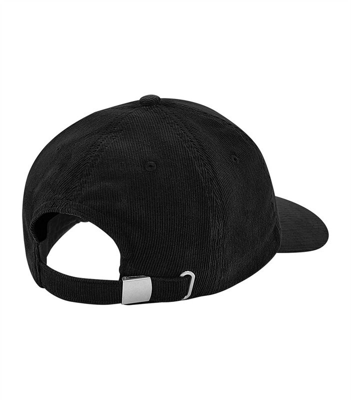 Heritage Cord Black Dad Cap  - Beechfield