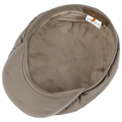 6-Panel Cap Cotton Twill Grey Stetson