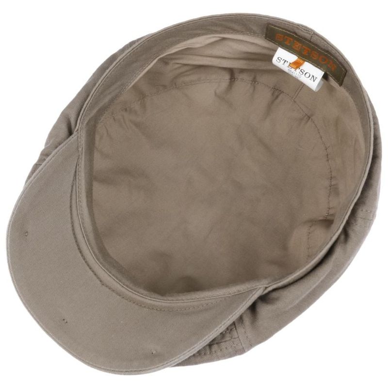 6-Panel Cap Cotton Twill Grey Stetson