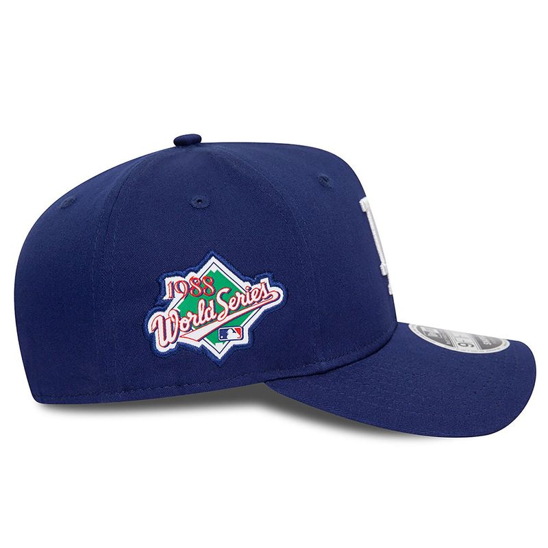 LA Dodgers World Series Blue 9FIFTY Stretch Snap Cap - New Era