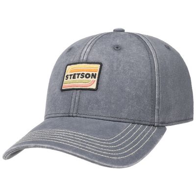 Lenloy Baseball Cap Cotton Grey -  Stetson