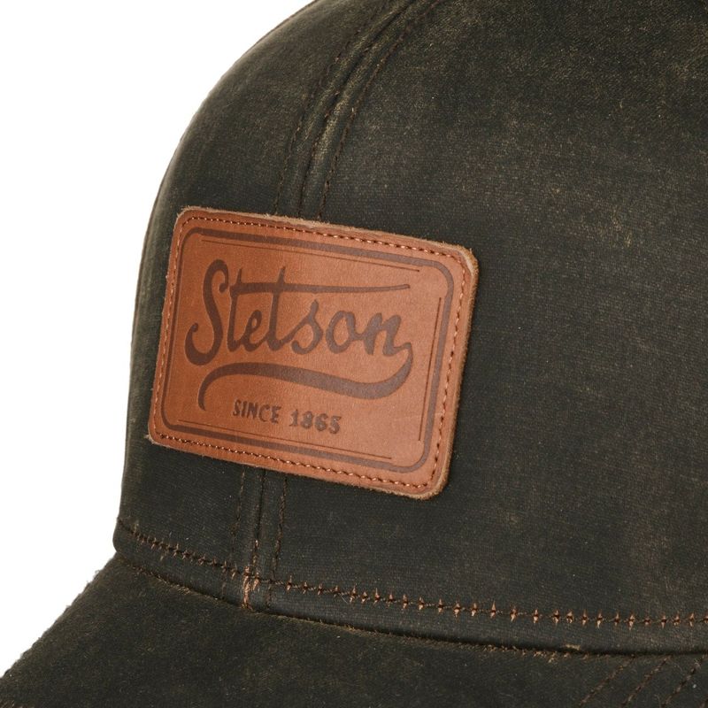 Baseball Cap CO/PES Leather Patch - Stetson