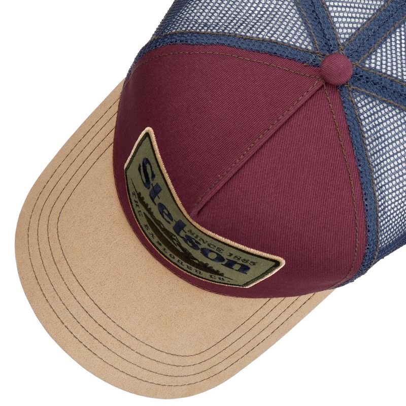 Stetson Trucker Cap Explorer Co Beige Wine