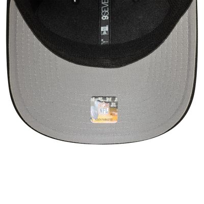 Las Vegas Raiders NFL Official Team Colour Black 9SEVENTY Stretch Snap Adjustable Cap - New Era