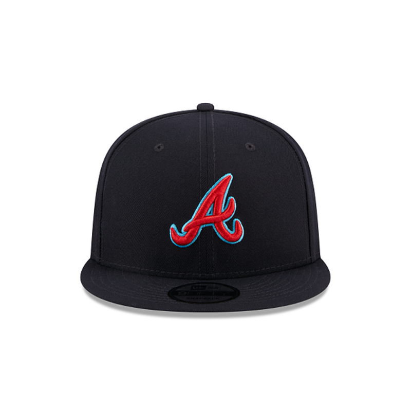 9FIFTY Atlanta Braves Fathers Day Navy Snapback - New Era