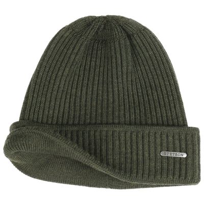 Stetson Beanie Merino Olive