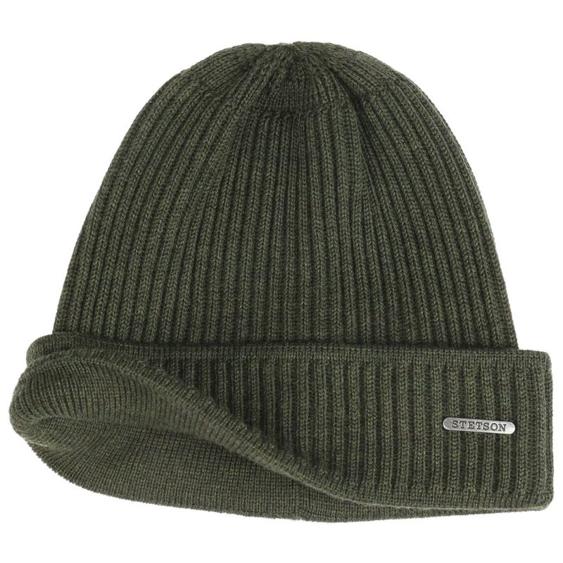Stetson Beanie Merino Olive
