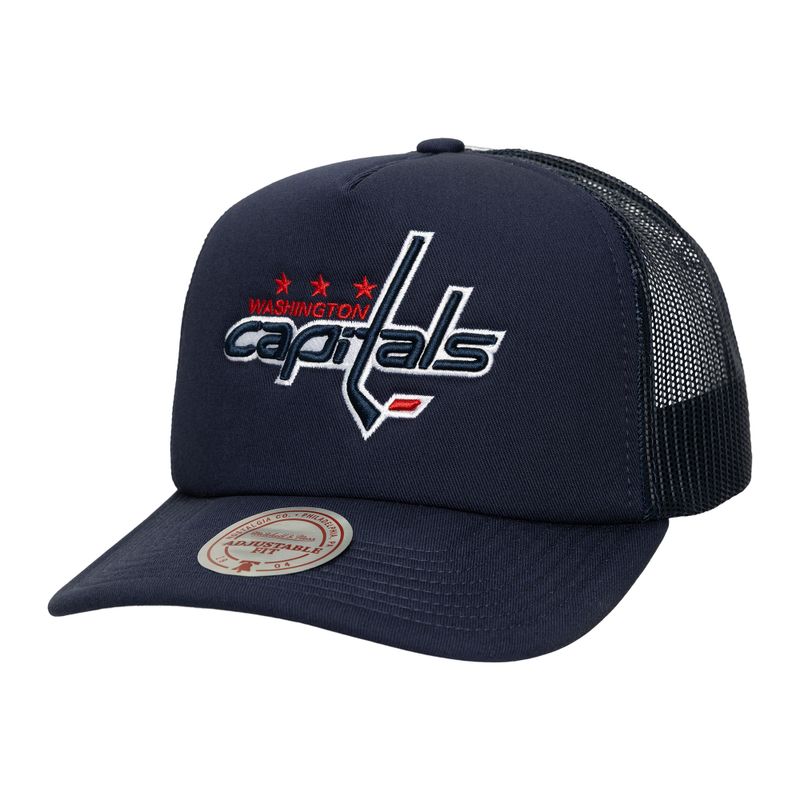 Washington Capitals Evergreen Trucker Mitchell & Ness Navy