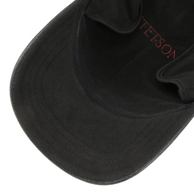 Chevrette Cowhide Cap Earflaps Black - Stetson