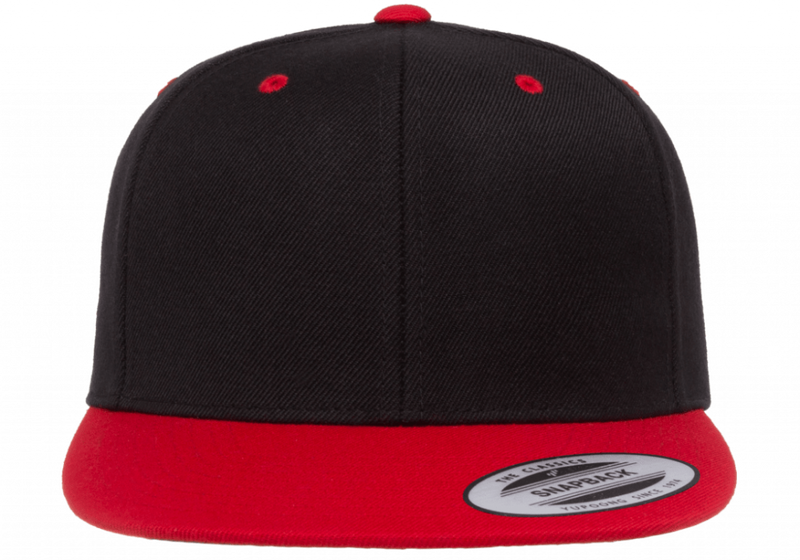 Snapback Keps Red/Black 6089MT - Yupoong