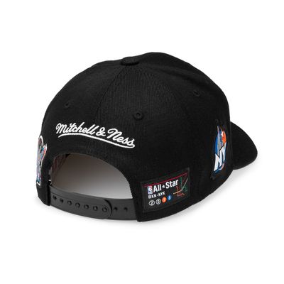 Allstar Script Patch Brooklyn Nets Black - Mitchell & Ness