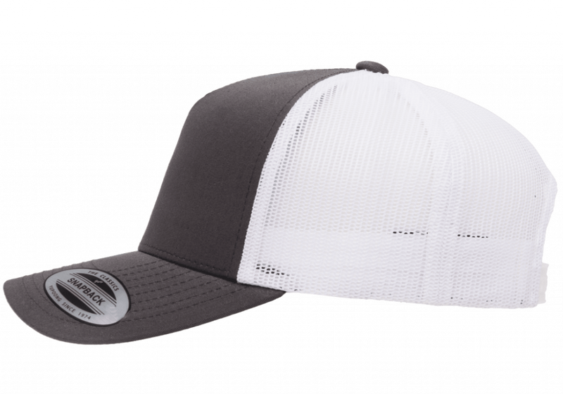 Trucker Flexfit Retro Charcoal/White 6506 - Flexfit/Yupoong