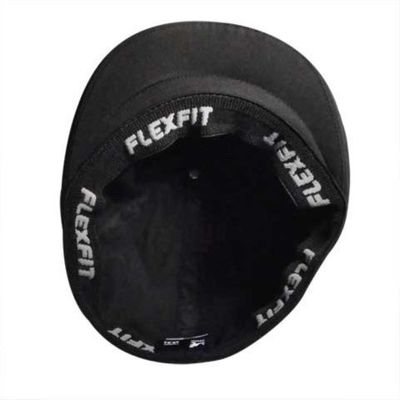 Ripstop 504 Flexfit Flat Cap/Gubbkeps Black - Kangol