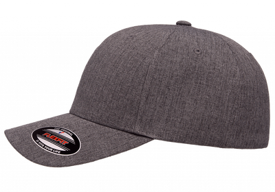 Flexfit® Heatherlight Dark Grey Melange Cap - Flexfit/Yupoong