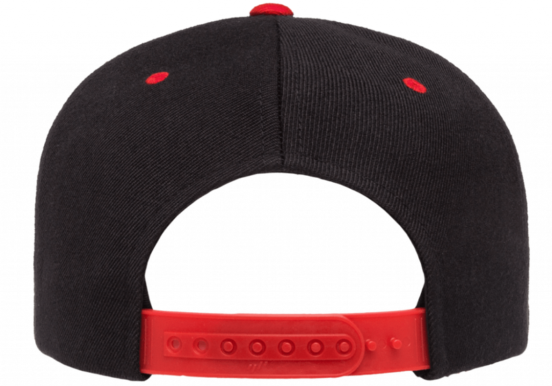 Snapback Keps Red/Black 6089MT - Yupoong