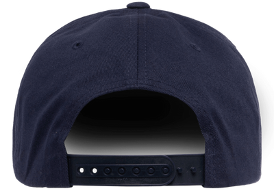 Classic 5 Panel Snapback Navy -Yupoong