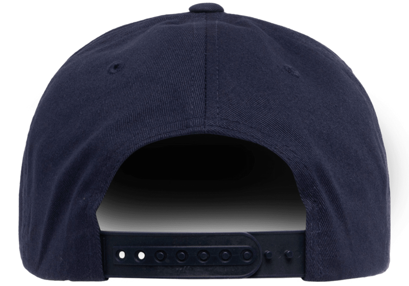 Classic 5 Panel Snapback Navy -Yupoong