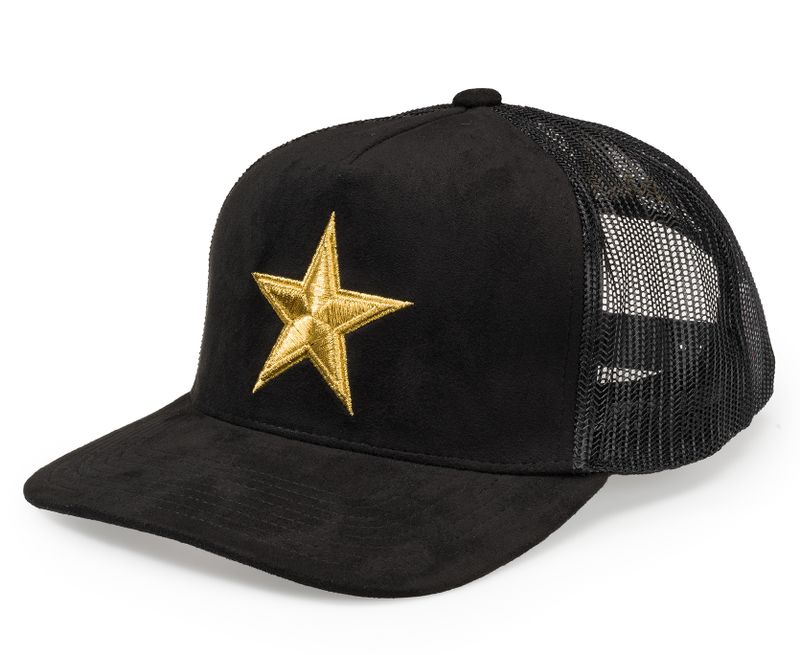 Dallas Stars NHL Black/Gold Trucker - Mitchell & Ness