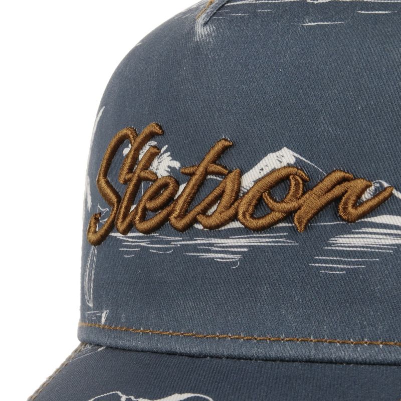 Trucker Cap Minimal Aloha Print - Stetson