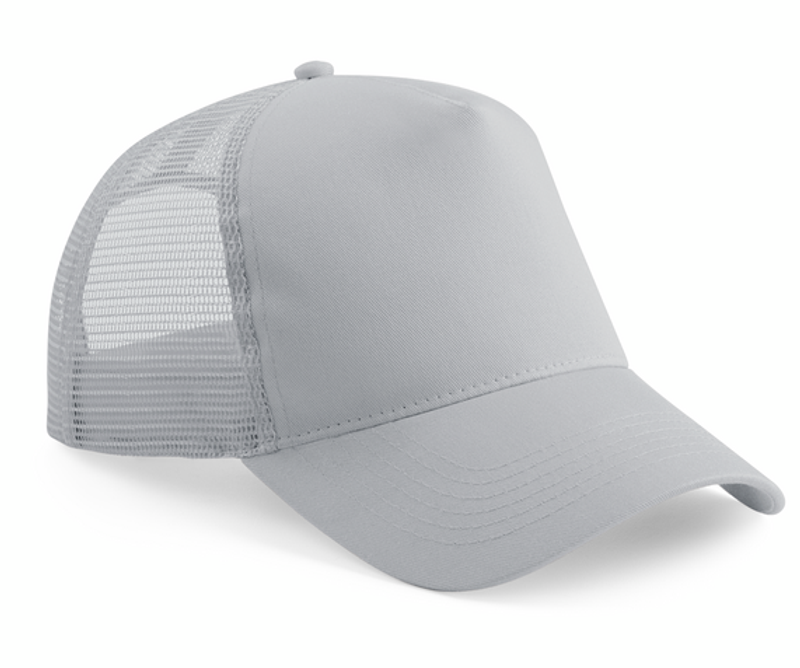 Junior Trucker Cap Light Grey - Beechfield