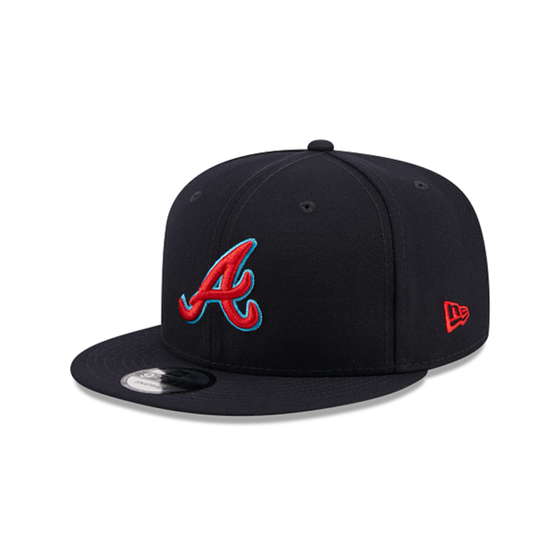 9FIFTY Atlanta Braves Fathers Day Navy Snapback - New Era