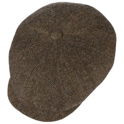 Hatteras Wool Herringbone Brown-Melange Stetson