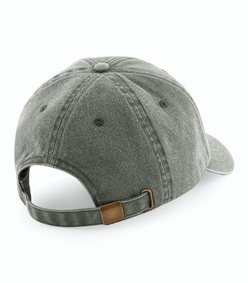 Low Profile Vintage Cap - Vintage Olive - Beechfield
