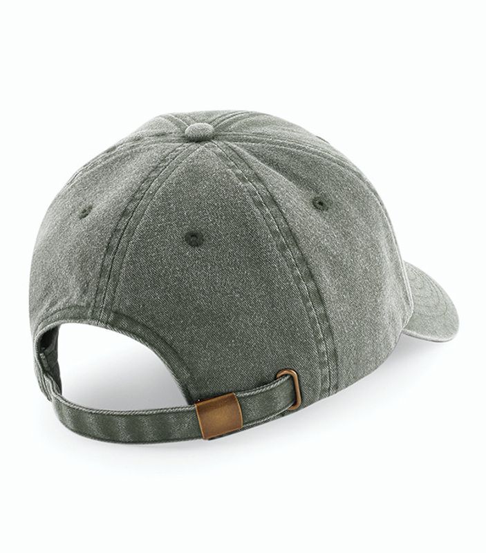 Low Profile Vintage Cap - Vintage Olive - Beechfield