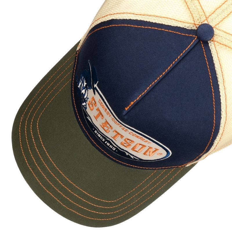 Stetson Trucker Cap Cowboy Coffee Olive Navy