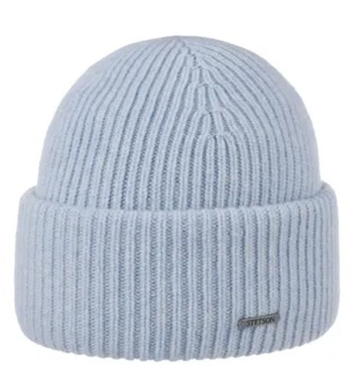 Stetson Classic Uni Wool Beanie Light Blue