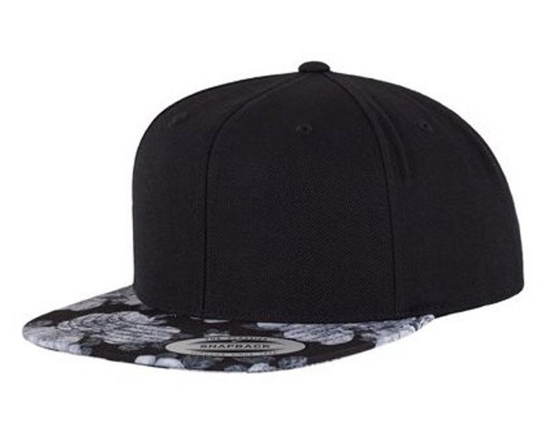 Snapback Keps 2-Tone Black/Rose 6089R - Fri frakt