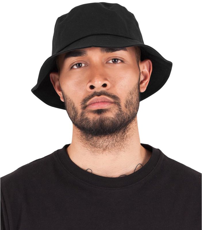 Flexfit Cotton Twill Bucket Hat Navy - Flexfit