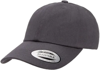 Low Profile Organic Cotton Dark Grey Cap - Yupoong