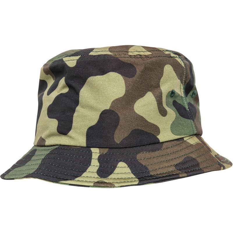 Bucket Green Cammo 5003 från Yupoong finns i lager