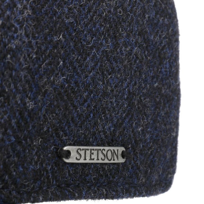 Plano Wool Cap Black/Blue  - Stetson