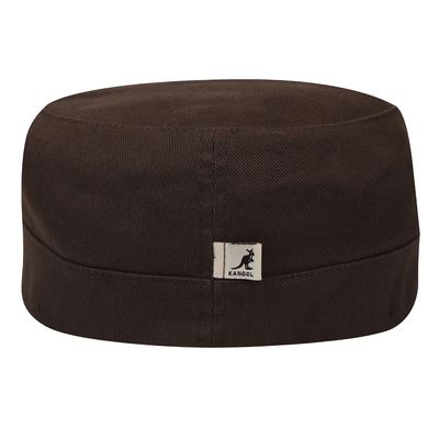 Cotton Twill Flexfit Army Cap Brown - Kangol