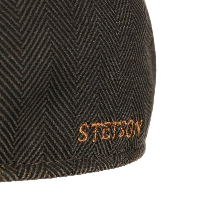 Duck Cap Herringbone Mud/Black Stetson