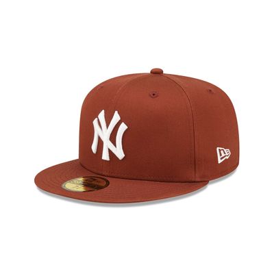 59fifty New York Yankees Patch Fitted Cap Brown  - New Era