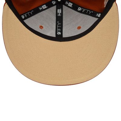 9fifty LA Dodgers Medium Brown Side Patch Snapback - New Era