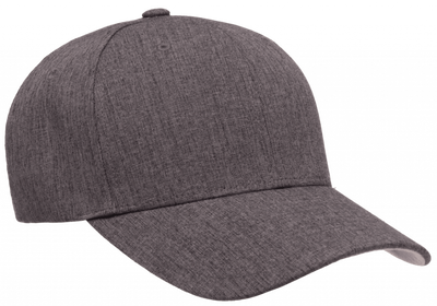 Flexfit® Heatherlight Dark Grey Melange Cap - Flexfit/Yupoong