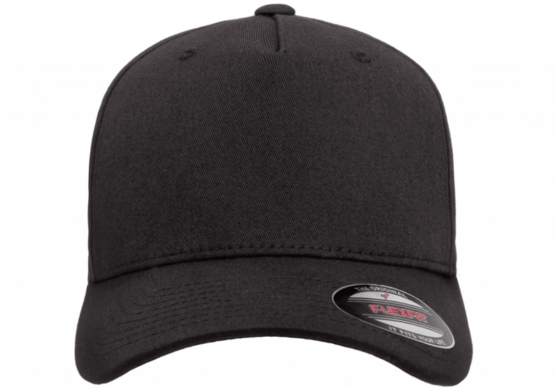 Flexfit 5-Panel Premium Black 6560 - Yupoong