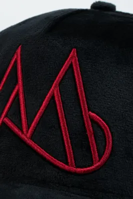 Maggiore Unlimited Edition M logo Black - Red Logo Trucker Cap