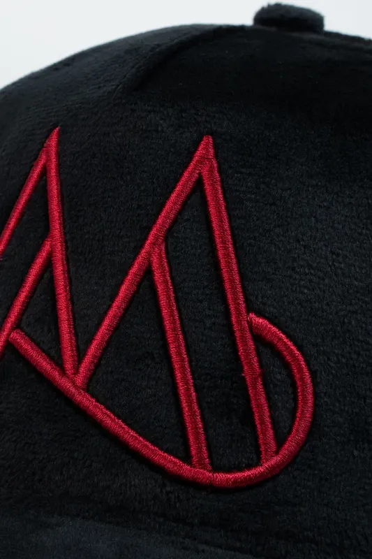 Maggiore Unlimited Edition M logo Black - Red Logo Trucker Cap