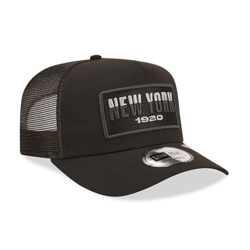 New Era New York State Black A-Frame Trucker Repreve - New Era