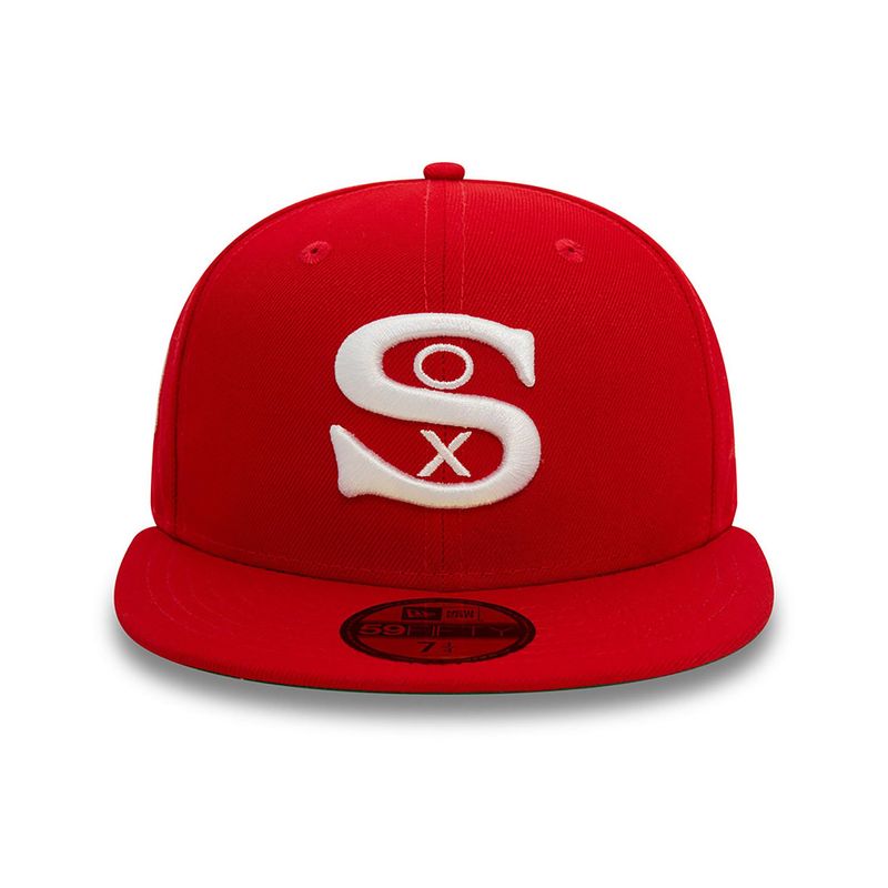 Chicago White Sox MLB Cooperstown Alternative Red 59FIFTY Fitted Cap - New Era