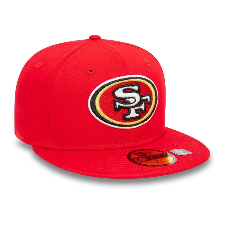 San Francisco 49ers NFL Official Team Colours Red 59FIFTY Fitted Cap - New Era