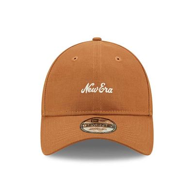New Era Linen Brown 9TWENTY Adjustable Cap