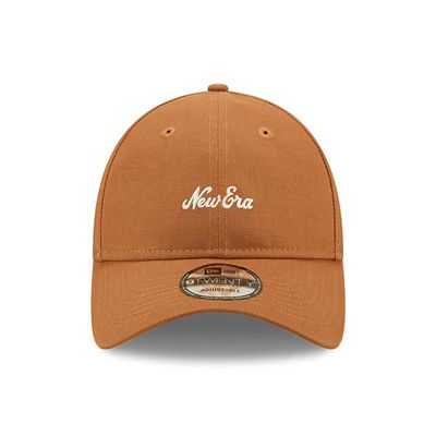 New Era Linen Brown 9TWENTY Adjustable Cap