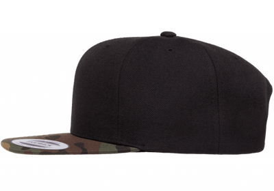 Snapback Keps 2-Tone Camo/Black 6089 från Yupoong